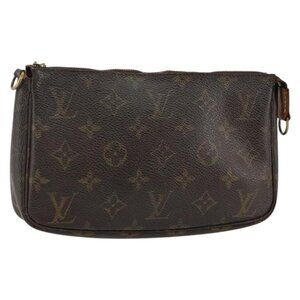 LOUIS VUITTON Monogram Pochette Accessoires Pouch LV Auth